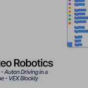 B Coding 2 Auton Driving In A Straight Line VEX Blockly