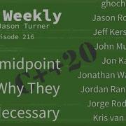 C Weekly Ep 216 C 20 S Lerp Midpoint And Why They Are Necessary
