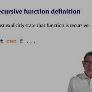 Recursive Functions OCaml Programming Chapter 2 Video 12