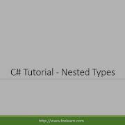 C Tutorial Nested Types