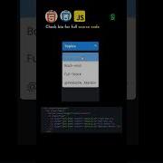 Drop Down Button From Html And Css Code Overflow