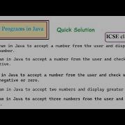 If Else Statement In Java ICSE Java Programs For Class 9 If Else Program And Solution In Java