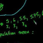 Statistics Sample Vs Population Mean