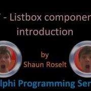 Delphi Programming Series 7 Listbox Component Introduction