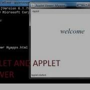 Java Applet And Appletviewer
