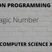 Python Magic Number Program Hindi