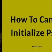 How To Cancel Initialize Ps4