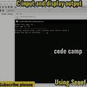 C Input And Output Display Code You Can Try C Speed Coding Short Video Coding C Java Vs C