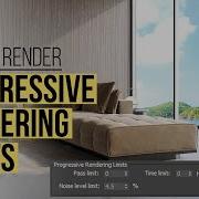 Progressive Rendering Limits Options In Corona Render