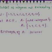 Discrete Mathematics Sets Computer Representation Of Sets 22