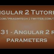 Angular 2 Route Parameters
