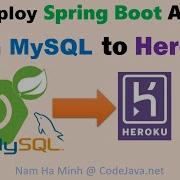 Deploy Spring Boot App With MySQL Database To Heroku Using Git And Heroku CLI
