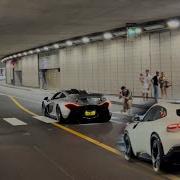 McLaren P1 And The Loudest Ferrari Purosangue Driving In The Formula 1 Tunnel In Monaco