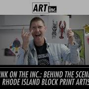 Чернила в компании ART Inc За кулисами работы художника гравера из Род Айленда ART Inc