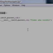 WxPython Programming Tutorial 1 Creating A Basic Frame