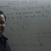 Solution GATE 2019 MA Part 3 Ring Theory Maximal Ideals Memory Based
