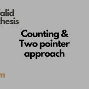 Valid Parenthesis String LeetCode Counting And Two Pointer Approach Algorithm