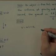 How To Solve A Free Fall Problem Simple Example