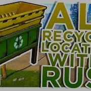RUST All Recycler Locations