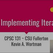 C Implementing Iterators
