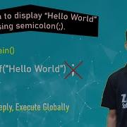 Print Hello World In C Without Using Semicolon C Programming Trick For Beginners