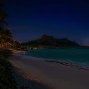 Midnight In Hawaii Quiet Island Coast Ocean Waves