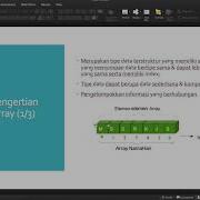 Algoritma Struktur Data Array Part 1