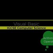 Visual Basic Arithmetic Operators