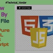 Preview Image By Uploading The File Using Pure HTML CSS And JavaScript Free Source Code