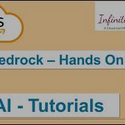 AWS Bedrock Hands On Tutorial Build Generative AI Applications On AWS Generativeai Bedrock Ai
