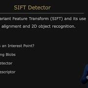 Overview SIFT Detector
