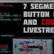 Coding A Button And Number Display AVR C