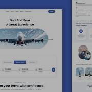 Create Stunning Flight Booking Landing Page With HTML And CSS Complete Tutorial