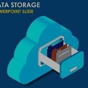 Cloud Data Storage Infographic Slide In PowerPoint Animated PowerPoint Slide Cloud Computing Slide