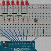 Arduino Binary 8 Bit LED S Counter