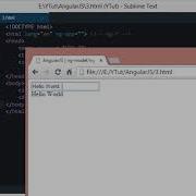 AngularJS Tutorial 3 Ng Model And Ng Bind Directives