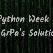 Python Week 8 All GrPa S Solutions IITM BS Data Science