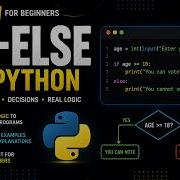 1 IF ELSE In Python Learn Decision Making In Python Hindi
