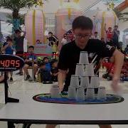 Individual Cycle Sport Stacking World Record 4 753 Chan Keng Ian