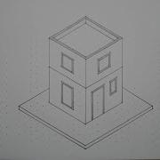 How To Draw A Simple House In Isometric Beginner