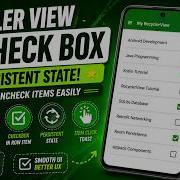 ANDROID RECYCLERVIEW CHECKBOX TUTORIAL IN JAVA