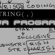 How Substring Works In Java Program