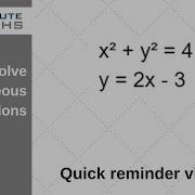 Simultaneous Equations GCSE Maths Grade 7 Quite Difficult 2