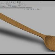 Exercise 03 How To Make Wooden Spoon In SOLIDWORKS Complex Modelling