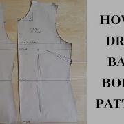 How To Draft A Basic Bodice Pattern DETAILED With Waist And Side Dart For Beginners
