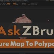 AskZBrush How Can I Transfer A Texture Map Applied On A Model To Polypaint