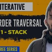 L12 Iterative Postorder Traversal Using 1 Stack C Java Binary Trees