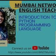 Introduction To Python MNET New Webinar Series