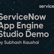 ServiceNow App Engine Studio Demo