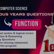 IMPORTANT QUESTIONS On FUNCTIONS Class 12 Computer Science ENGLISH